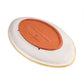 Ginger Check Ceramic Football Platter