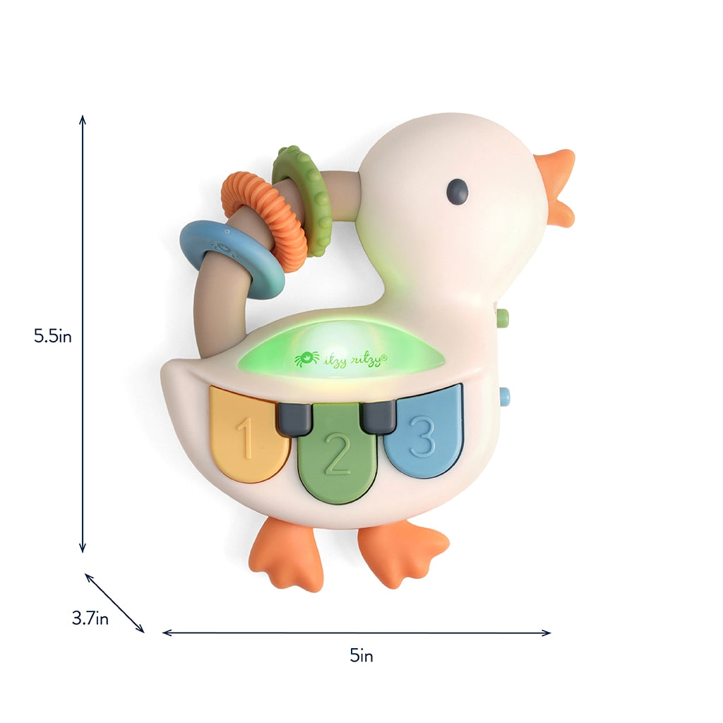 Itzy Ritzy Bitzy Tunes™ Goose - Light-Up Interactive Piano Toy
