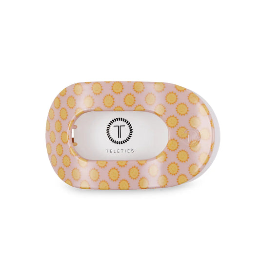 TELETIES Round Flat Hair Clip | Medium | Sunny Days Ahead