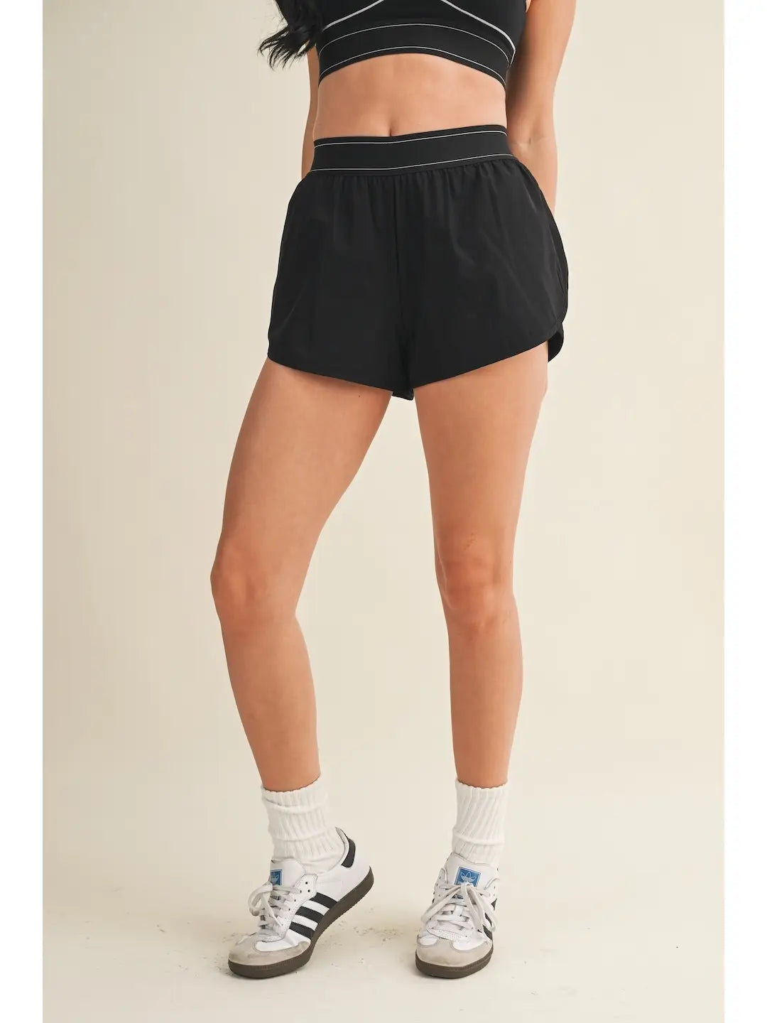 Lightweight Shorts with Elastic Waistband