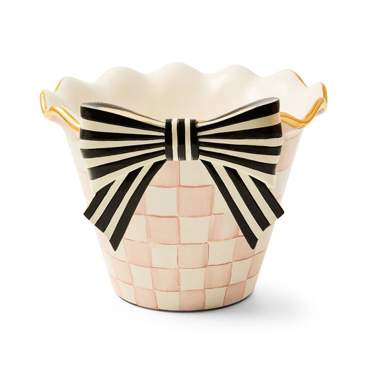 MacKenzie-Childs Pretty as a Bow Pot Climber