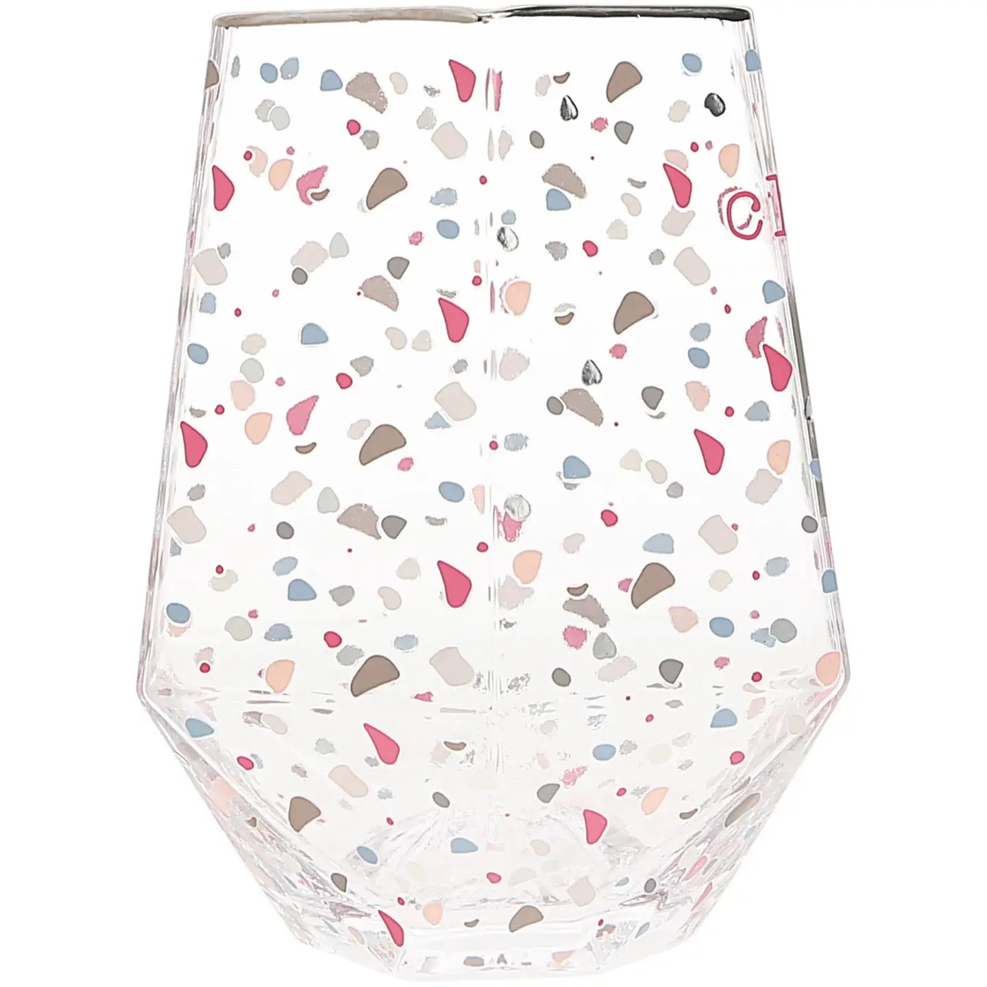 Cheers To 21 - 16 oz Geometric Glass