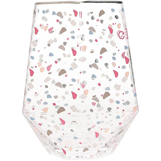 Cheers To 21 - 16 oz Geometric Glass