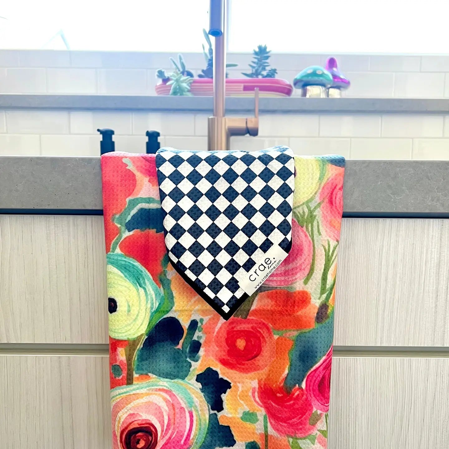 Crae.Home Fonnie/Pia: Double Sided-Hand Towel Washcloth Set