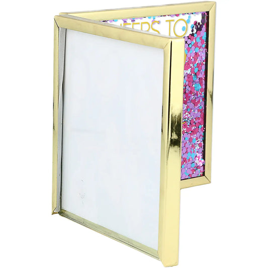 Happy Birthday - 4.75" Hinged Sentiment Frame