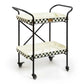 MacKenzie-Childs Courtly Check 2-Tier Kitchen Cart