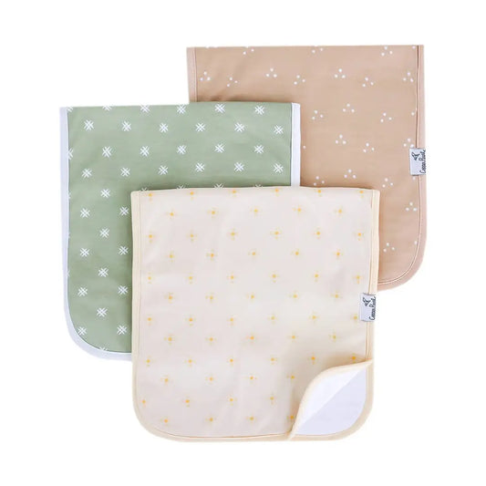 Copper Pearl 3 Pack Premium Burp Cloths - Santa Fe