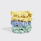 KITSCH Ruched Satin Scrunchies 5pc Set - Multi-Color