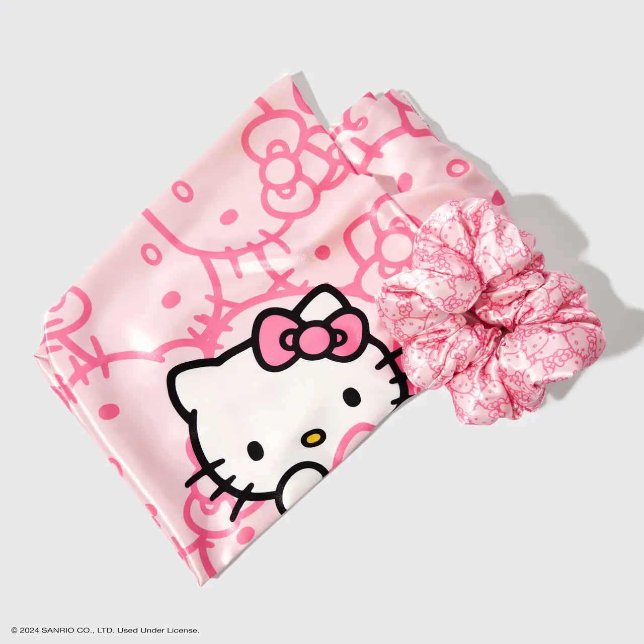 KITSCH Hello Kitty X Kitsch Satin Pillowcase & Pillow Scrunchie Set