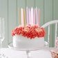 Rose Birthday Candles - 16 Pack | Cake Candles