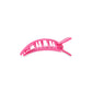 TELETIES Square Flat Hair Clip | Small | Paradise Pink