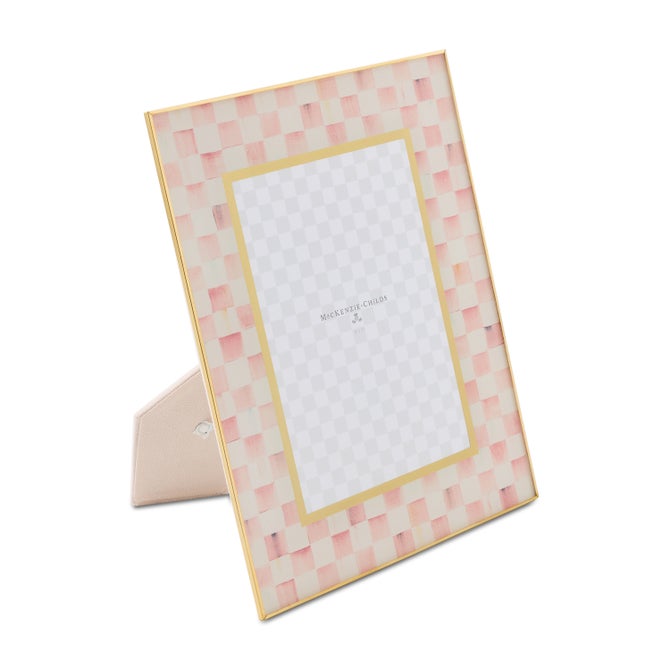 Rosy Check 5" x 7" Glass Frame