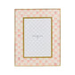Rosy Check 4" x 6" Glass Frame