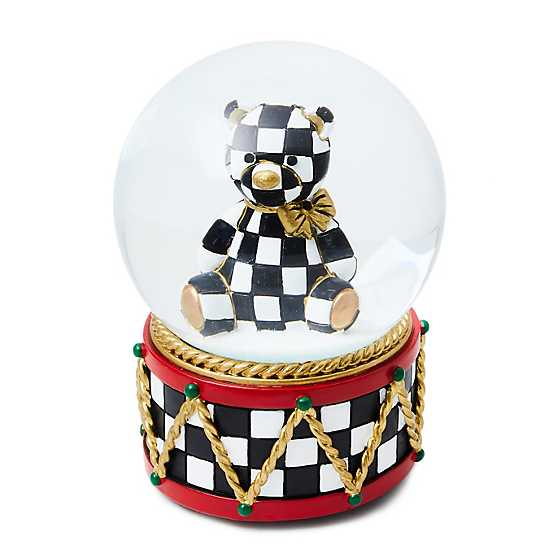 MacKenzie-Childs Courtly Bear Snow Globe