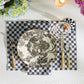 Black Check Placemat, Set of 4