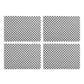 Black Check Placemat, Set of 4