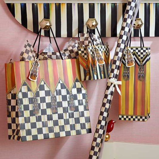 MacKenzie-Childs Courtly Check Gift Wrap, set of 2