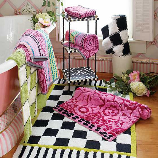 MacKenzie-Childs  Courtly Check Large Bath Rug