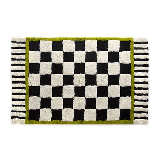 MacKenzie-Childs  Courtly Check Large Bath Rug