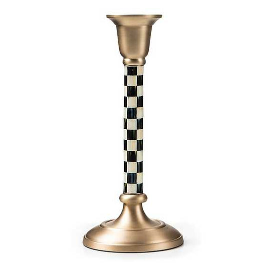 MacKenzie-Childs Courtly Check Small Candlestick