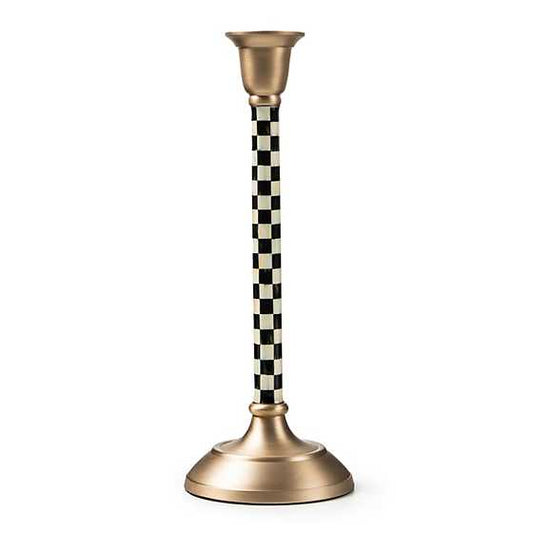 MacKenzie-Childs Courtly Check Medium Candlestick