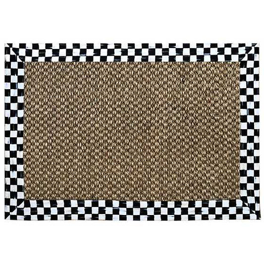 MacKenzie-Childs Courtly Check Chunky Sisal 2' x 3' rug