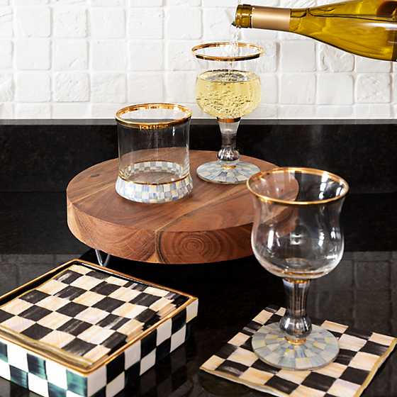 MacKenzie-Childs Courtly Check Cocktail Napkin Holder