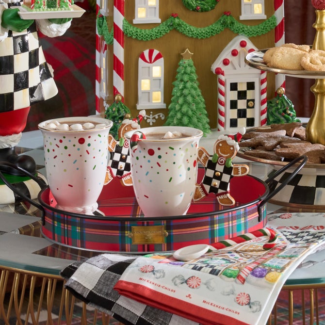 Bake Shop Gingerbread Handle Mug with Spoon