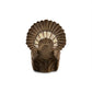 Mocha Check Mini Turkey Figurine