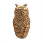 Mocha Check Ceramic Owl Vase