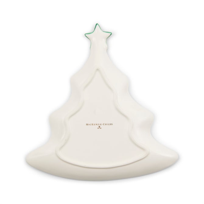 Emerald Check Tree Trinket Tray