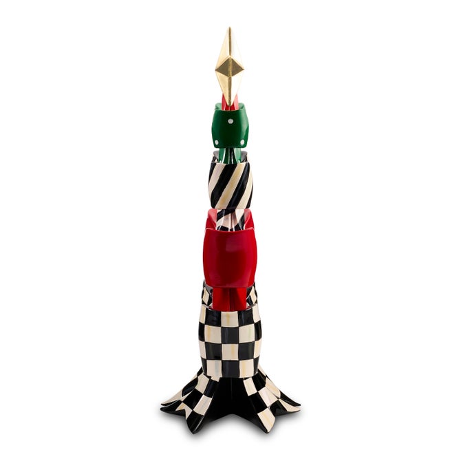 Holiday Stacked Bow Tree