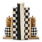 MacKenzie-Childs Pineapple Bookends