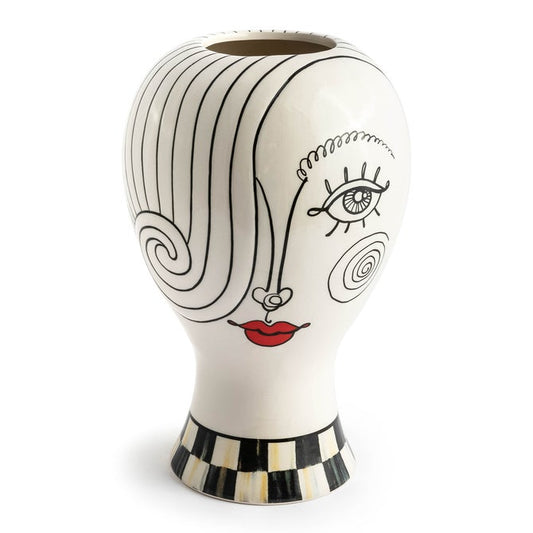 MacKenzie-Childs Lady Head Vase