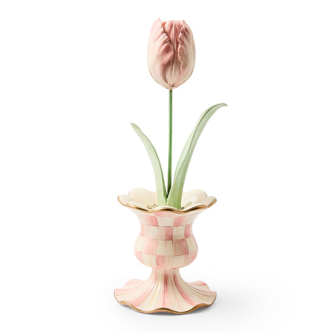 Rosy Garden Tulip in Vase