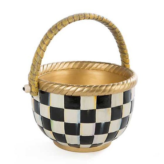 MacKenzie-Childs Courly Check Large Basket