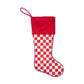 Cherry Check Stocking
