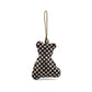Courtly Check Bear Beaded Ornament