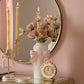 Pink Rose Beaded Flower Stems, Set of 4