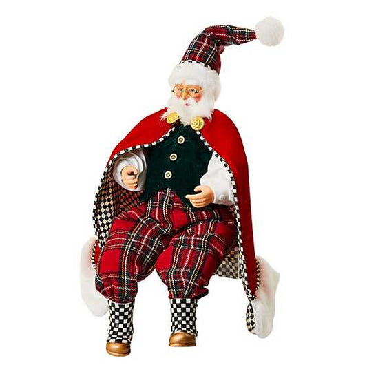 MacKenzie-Childs Scottish Sitting Santa