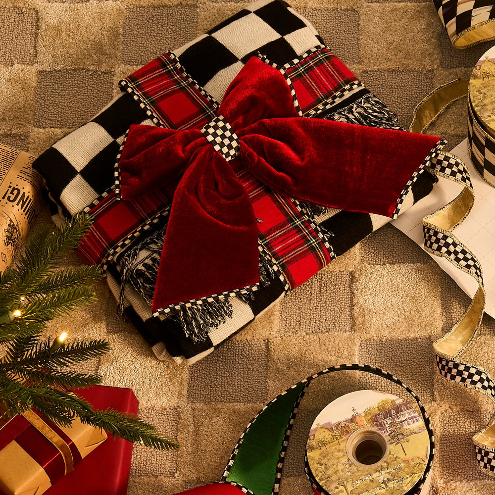 Red Velvet Small Bow