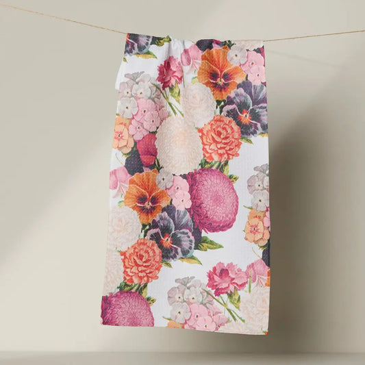 Geometry Ecstatic Blooms Bar Towel