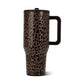 Brown Leopard HydroJug 32 oz Traveler Tumbler