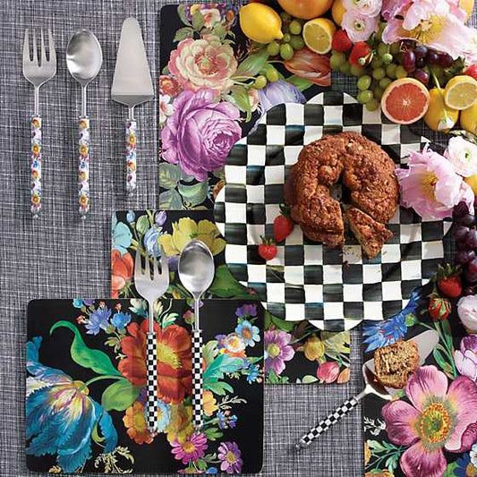 MacKenzie-Childs Courtly Check Supper Club Pie Server