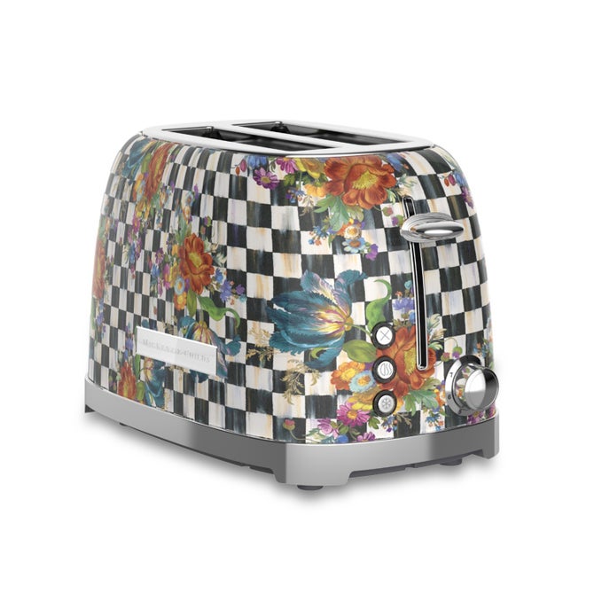 New Courtly Flower Market 2-Slice Toaster