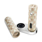 Mocha Check Electric Salt & Pepper Grinder Set