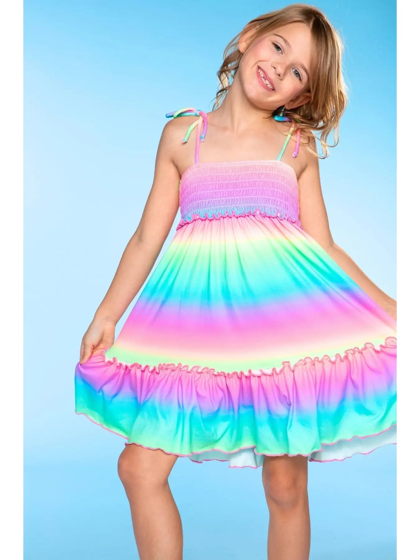 Simply Soft Tiered Smocked Dress