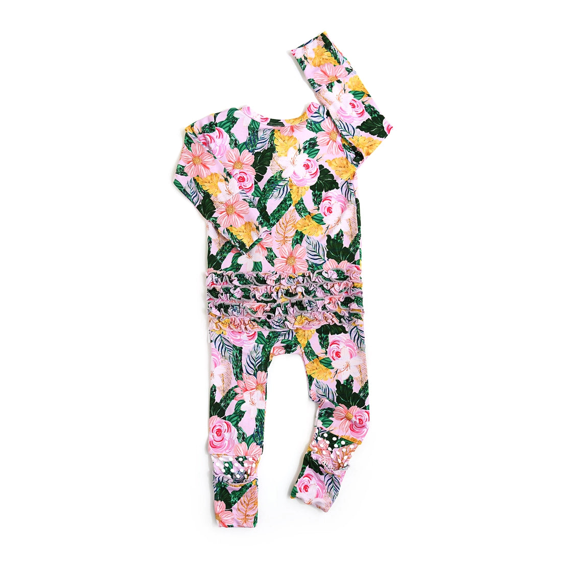 Gigi and Max Luana Ruffle Zip Bamboo One Piece Floral