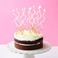 Gold & White Twist Birthday Candles - 20 Pack
