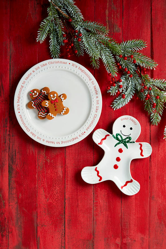 Mudpie Gingerbread Platter Set